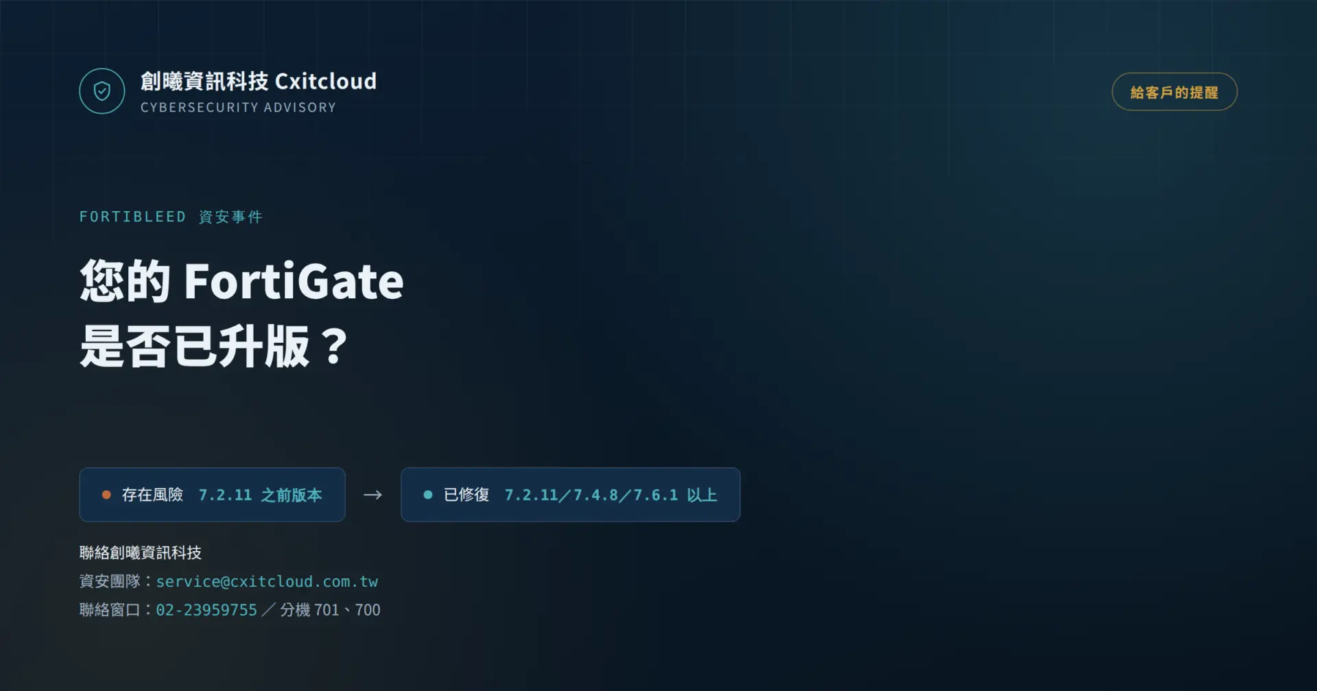 FortiGate是否已升版官網圖